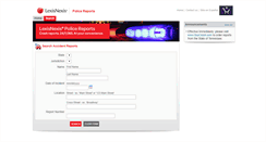 Desktop Screenshot of cmpdcrime.policereports.us